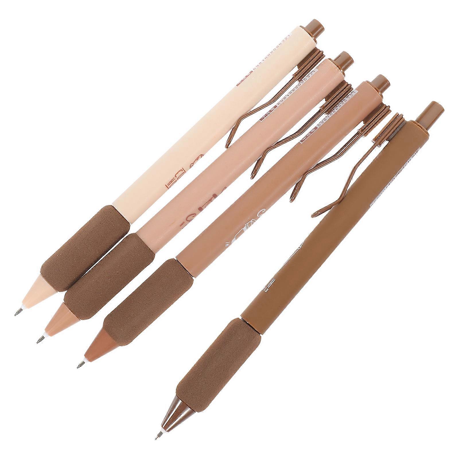 Cute Fresh Style School Writing Pens Plastic Quick Drying 4Pcs