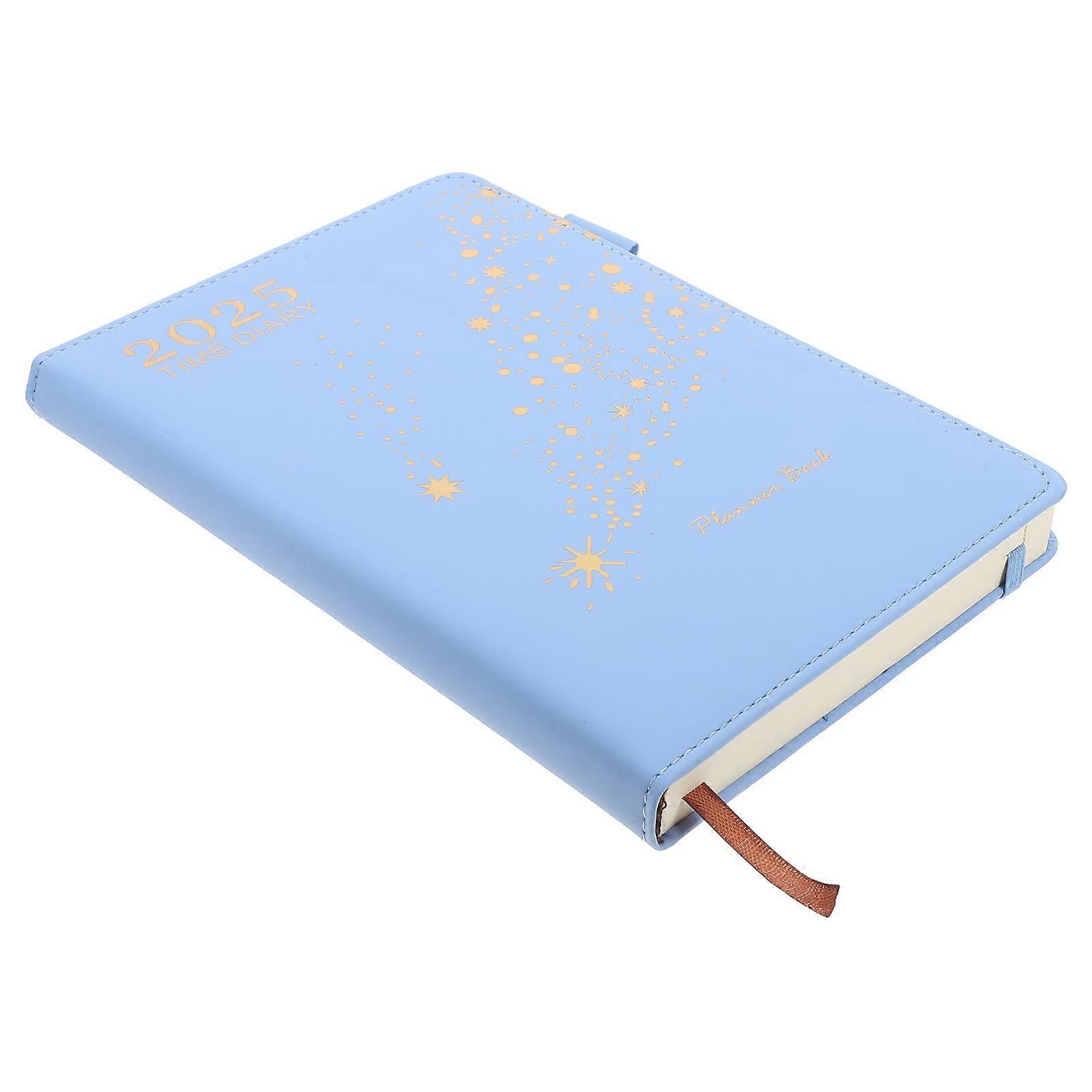 Compact Portable Planner Notebook for Daily, Weekly, Monthly Academic and Home Organization – Decorative Notepad for School, Office Use