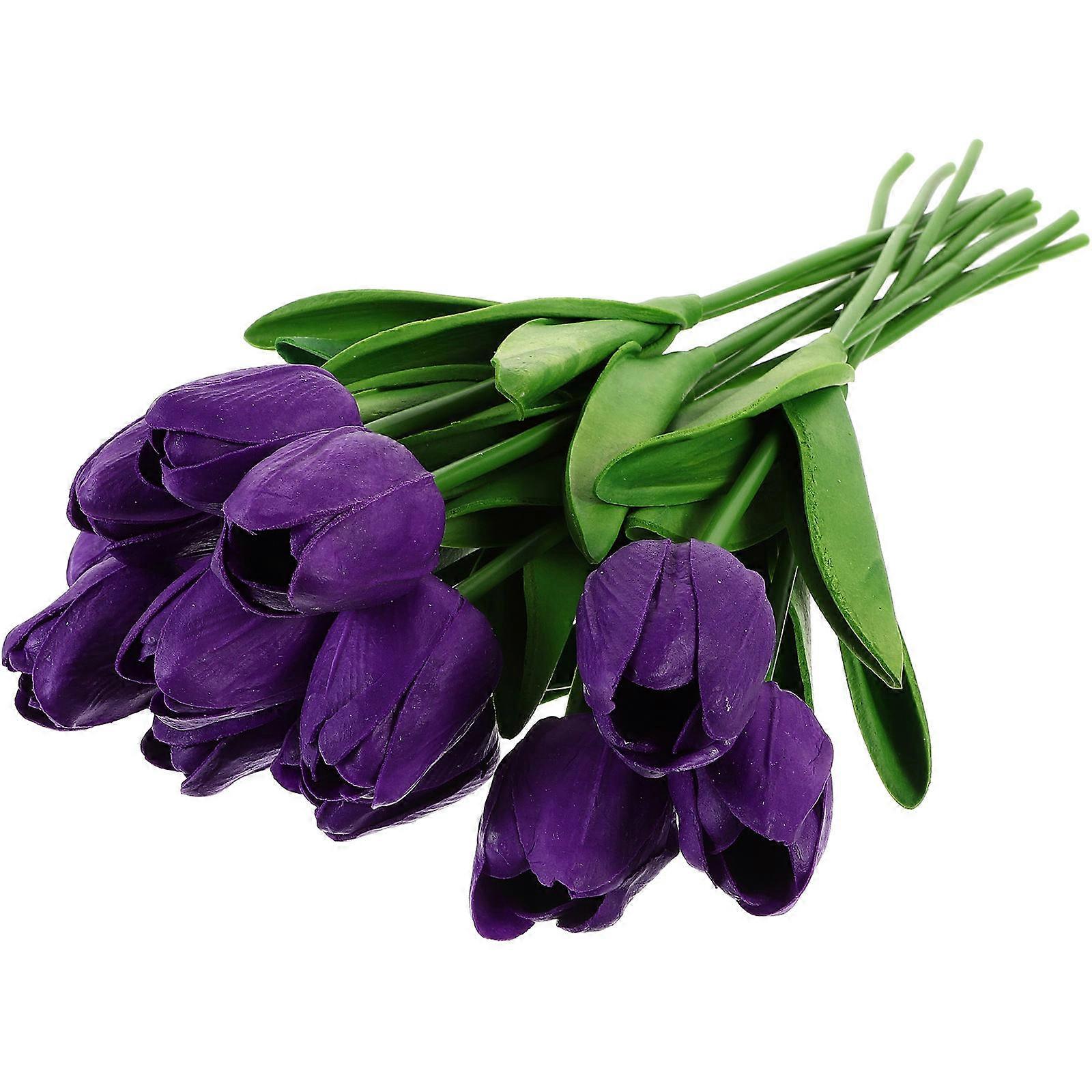 Spring Floral Arrangements Simulated Tulip Flowers Elegant Decorative Items .00x8.00x3.00cm Floating Candles Holder 12Pcs