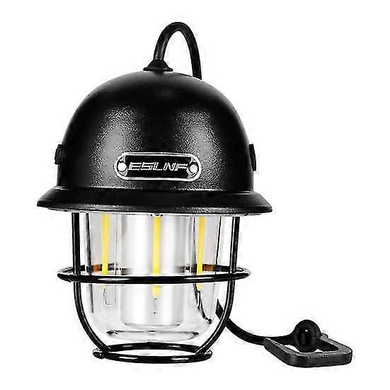 Waterproof Dimmable LED Camping Lamp Retro Hanging Tent Lamp 1200mAh Battery Emergency Light Lantern for Outdoor Adventures Power Outages