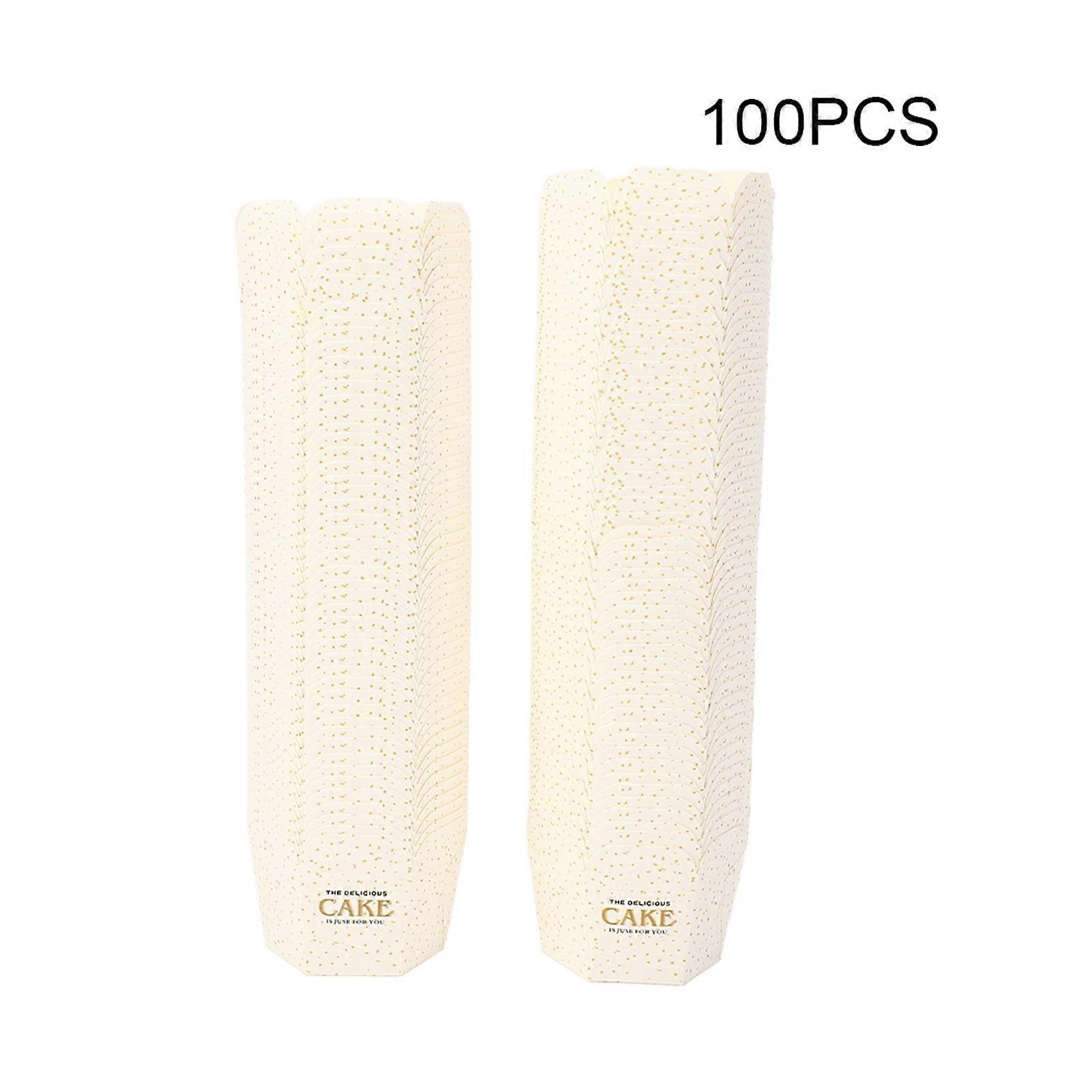 100 Pcs Mini Cupcake Liners Round Paper Muffin Cases for Home Party Wedding #3