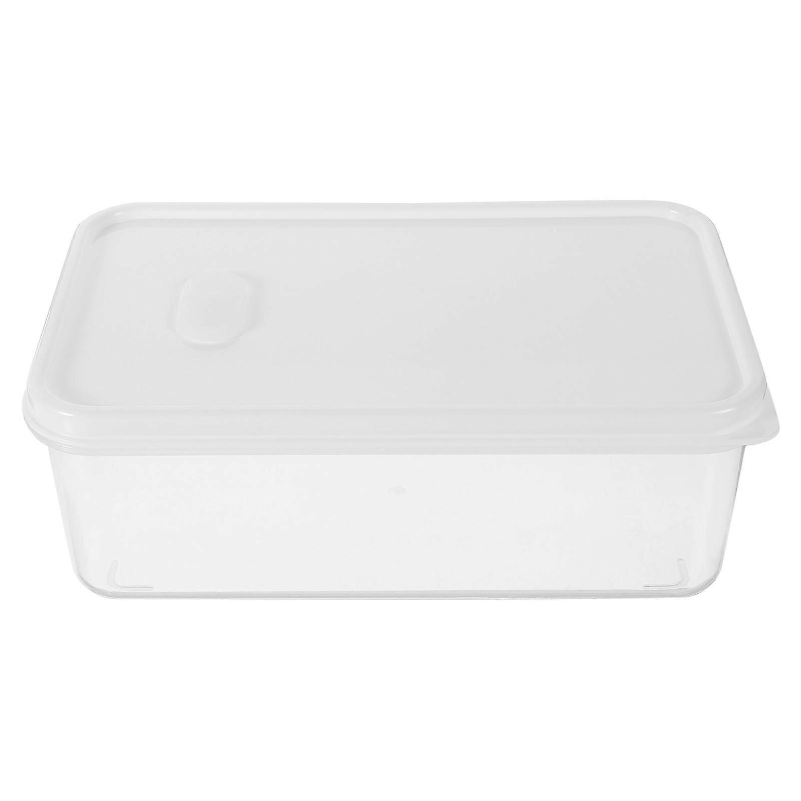 Sliced Bread Container Plastic Bread Storage Box Prevent Dampness 1Pcs