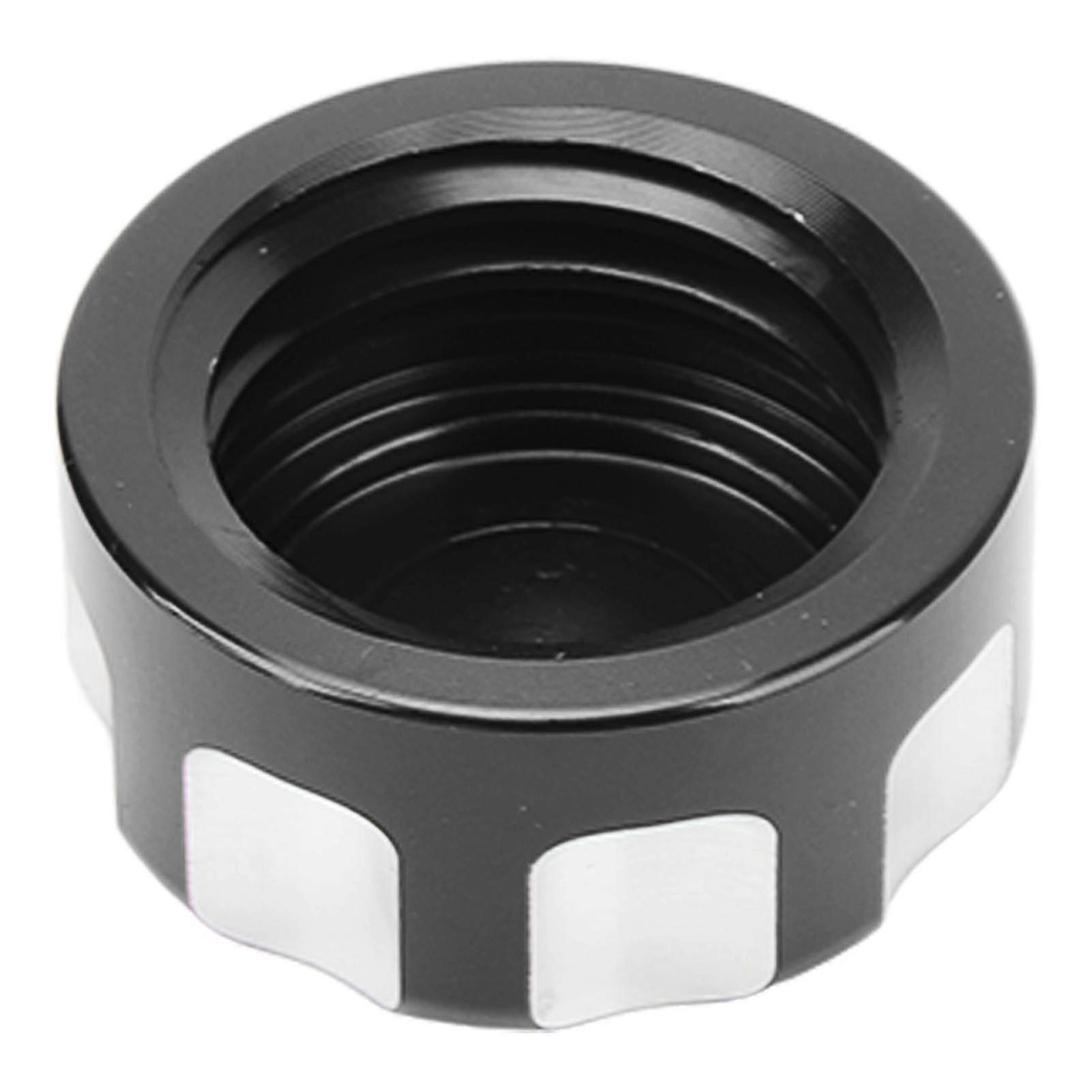 Motorcycle Radiator Water Tank Cap with Anodized Surface, Rust Proof Replacement Compatible with Certain Brands, Black, for Models from 2016