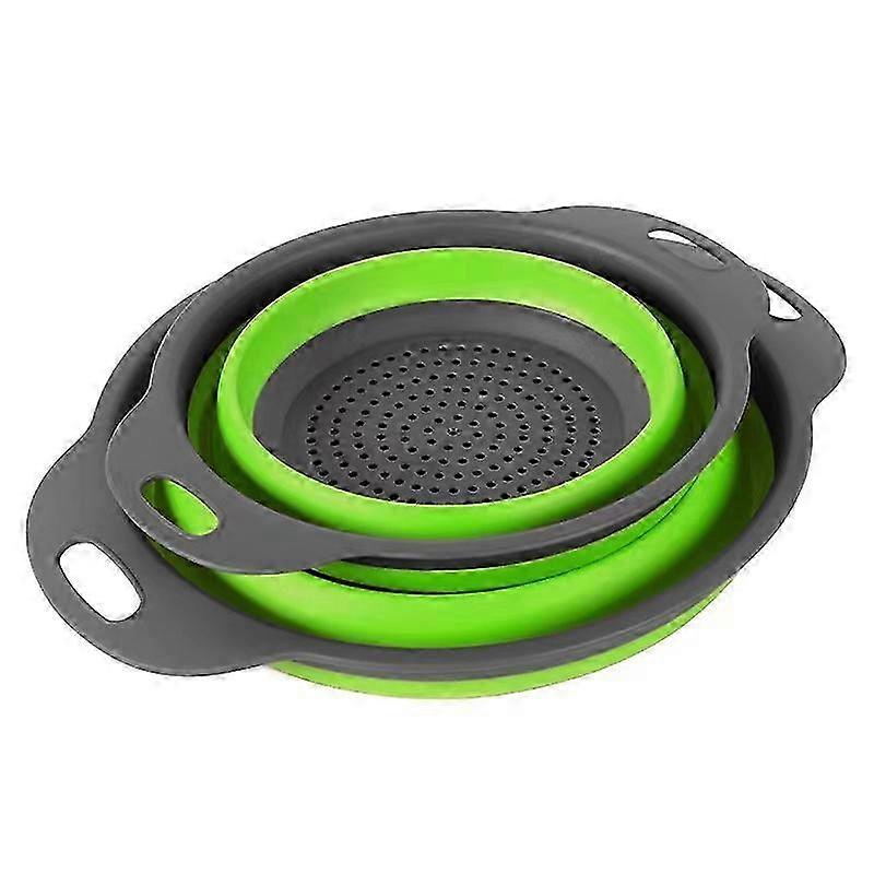2 Piece Collapsible Strainers for Kitchen Use