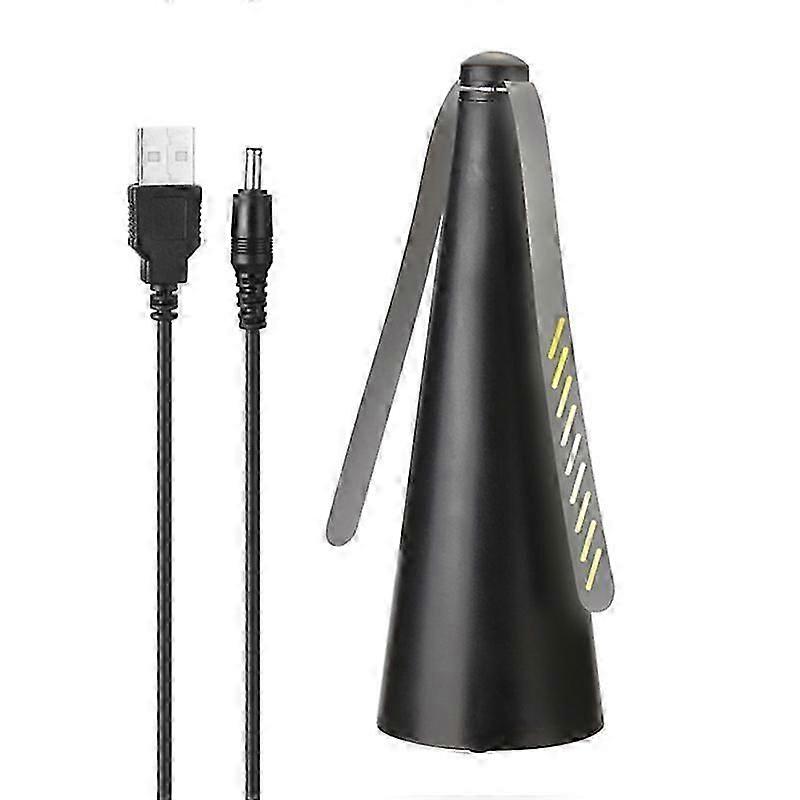 Suitable for Food Protector USB Rechargeable Fly Repellent Fan to Keep Flies and Bugs Away-JC