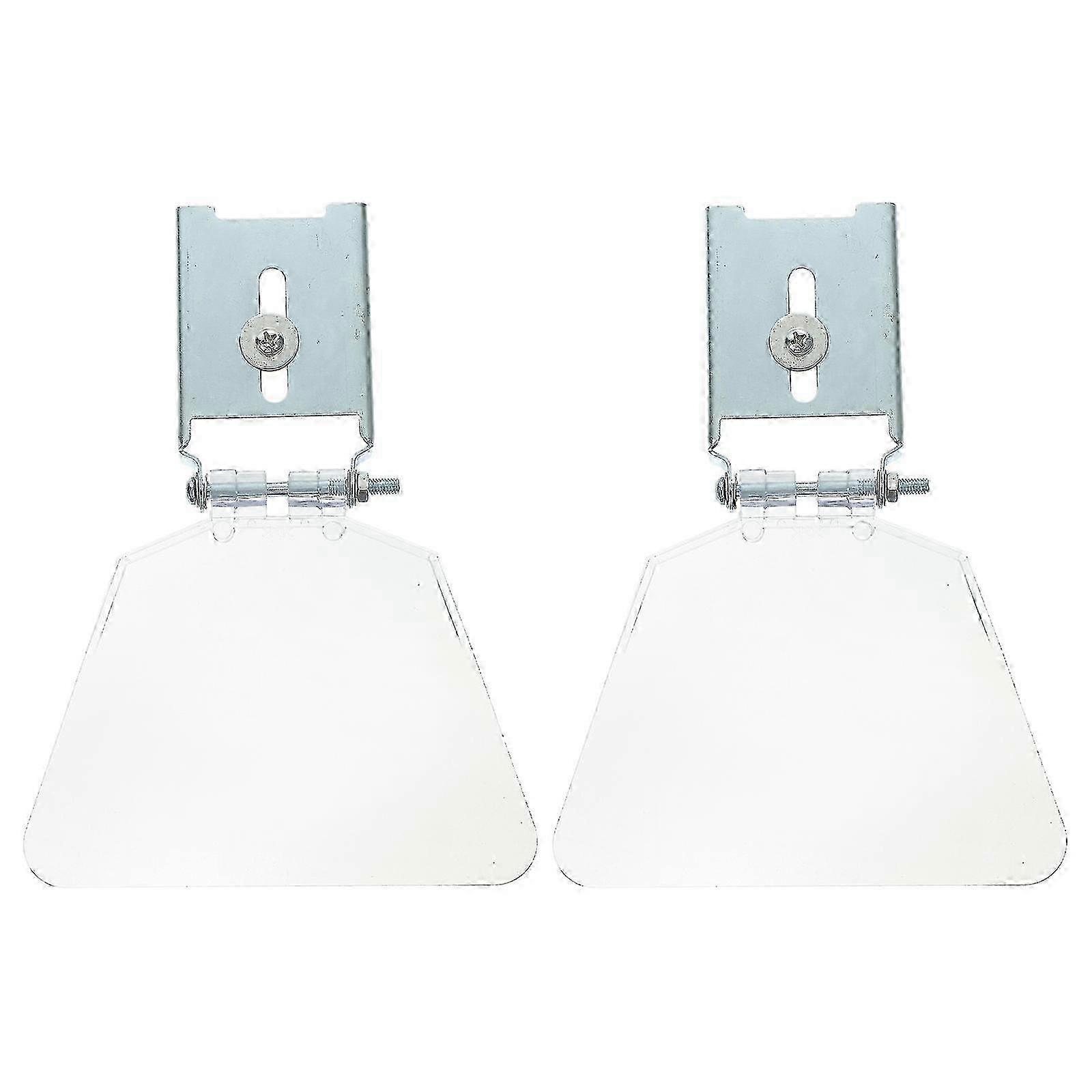 2pcs Stainless Steel Eyeshield Attachment for Bench Grinder Tool Shield