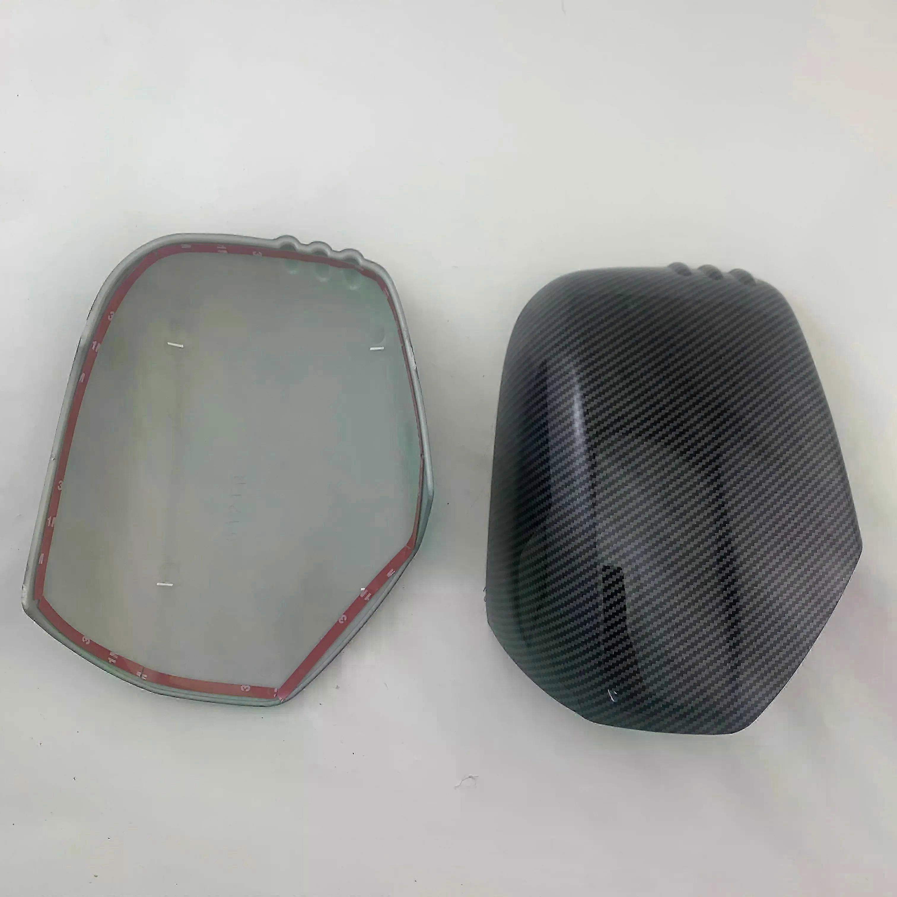 Car Accessories Compatible with Mitsubishi L200 Triton Sport 2008-2014 Carbon Side Mirror Covers Trim