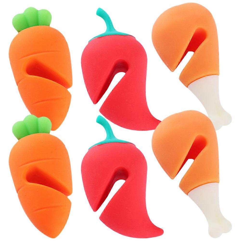 6pcs Cartoon Lid Lifters for Kitchen Pots Spill & Boil Stoppers with Safe Edges, Easy to Use, Fun Kitchen Gadgets
