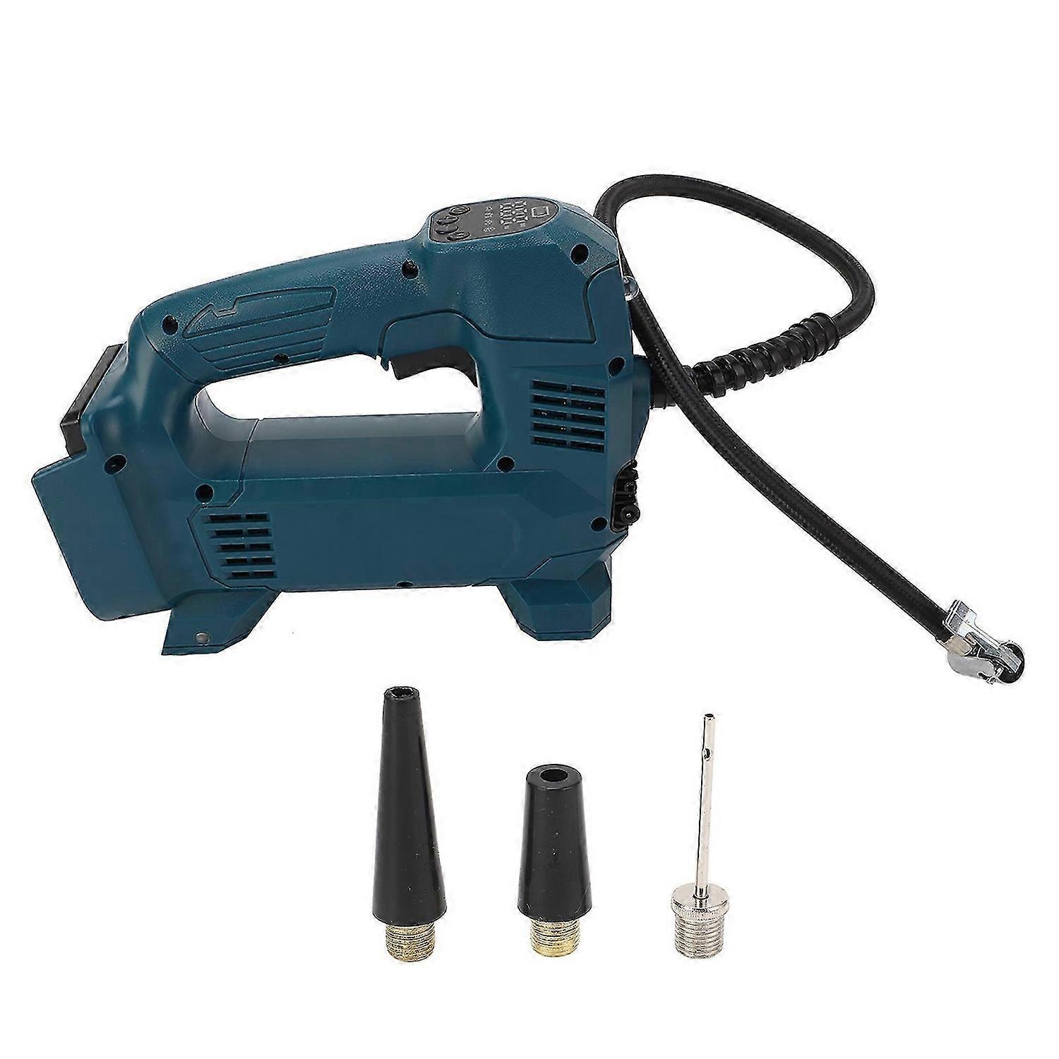 Cordless Inflator with Light Lithium Battery Powered Digital Display Tire Inflator for Automobile Bike 60W