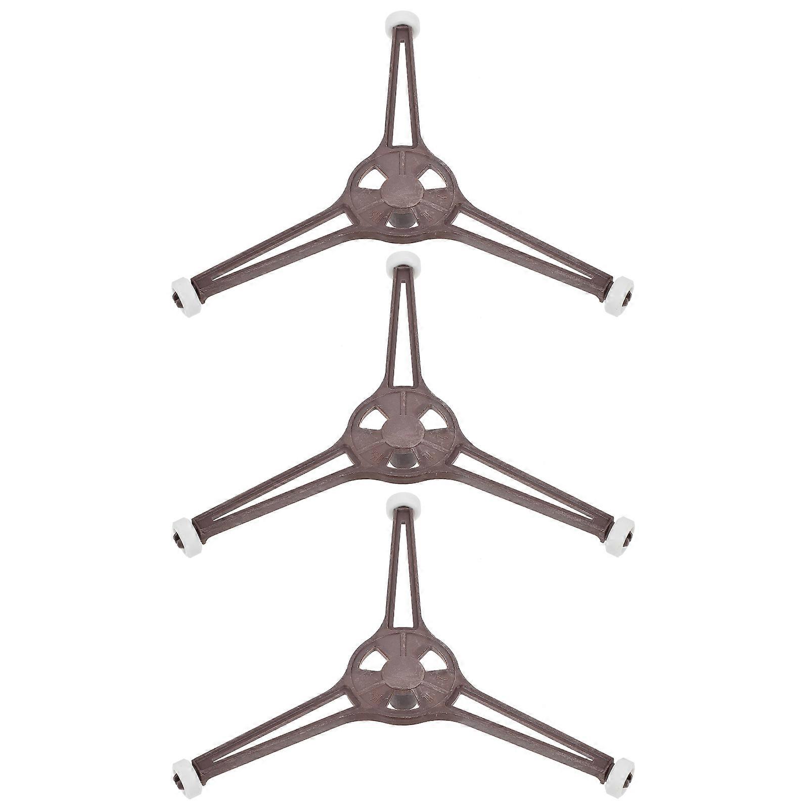 Oven Rotating Tray Support Microwave Turntable Ring Use Coffee 16.00X16.00X1.50CM Balanced Rotation 3Set