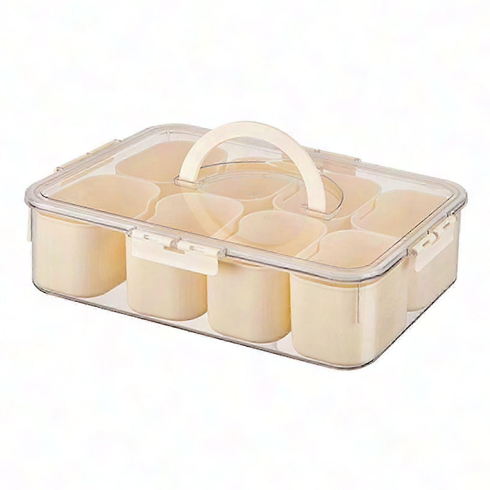 Airtight Divided Food Storage Containers With Lids
