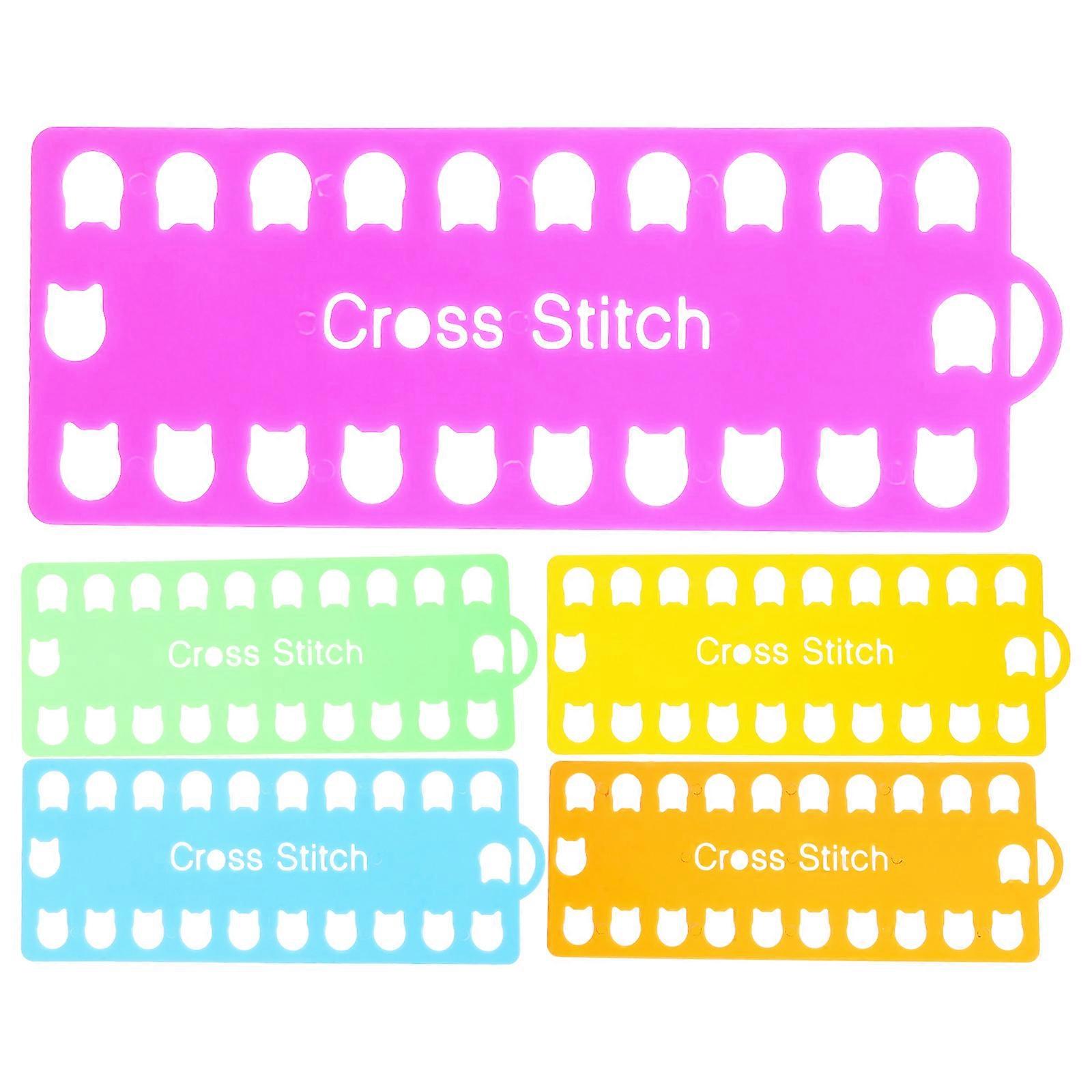 Embroidery Floss Organizer Cross Stitch Thread Holder Storage Tool Craft Enthusiasts 19.50X8.00X0.20CM Tangle-Free Storage 5Pcs