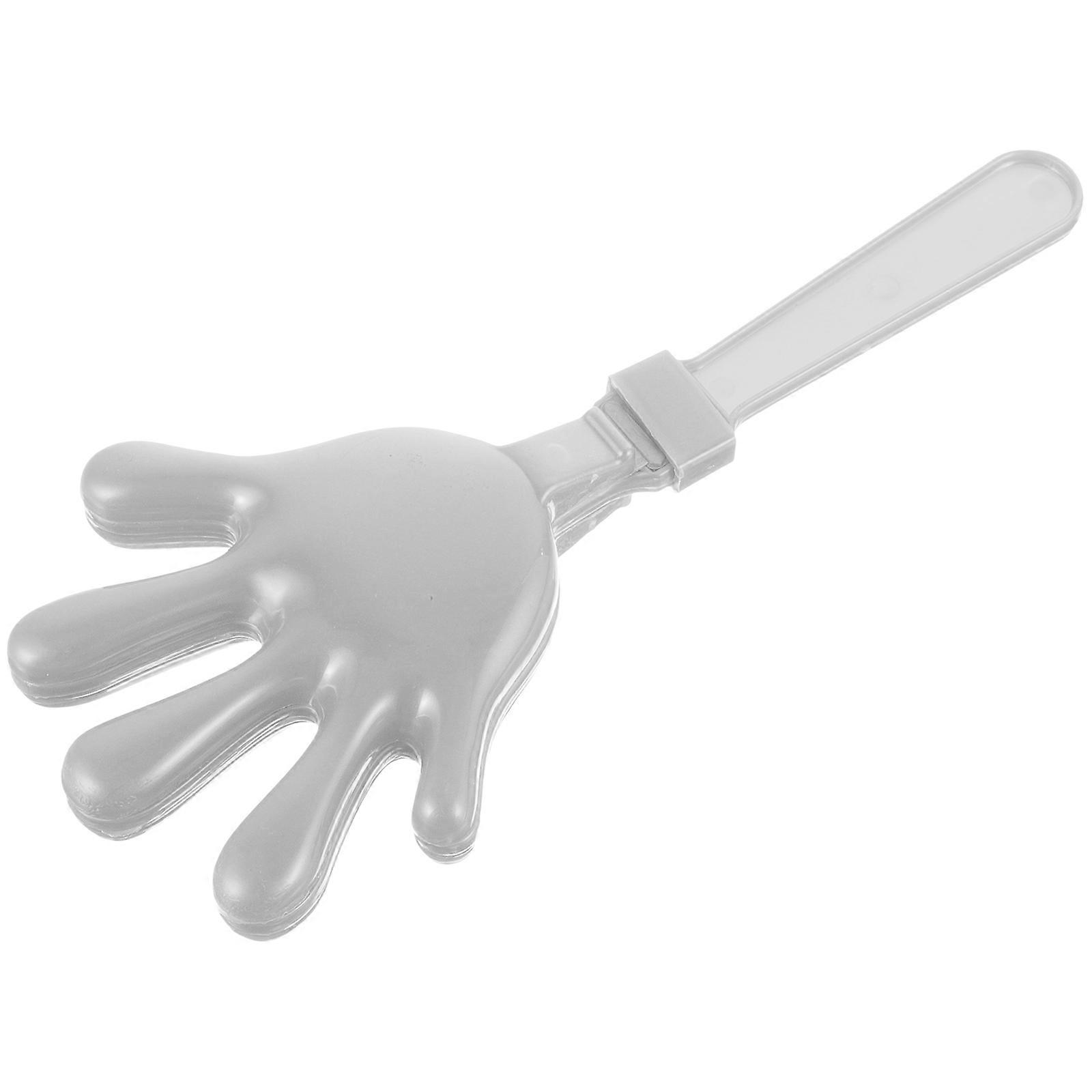 Cheer Clappers Noisemaker Portable Design for Sports Events Silver 1Set