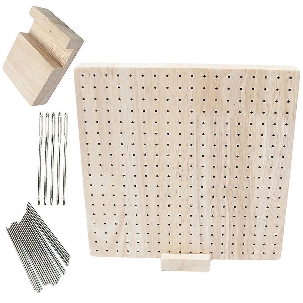 Crochet Peg Board Knitting Crochet Square Shape Fixing Hobby Projects 1 Set