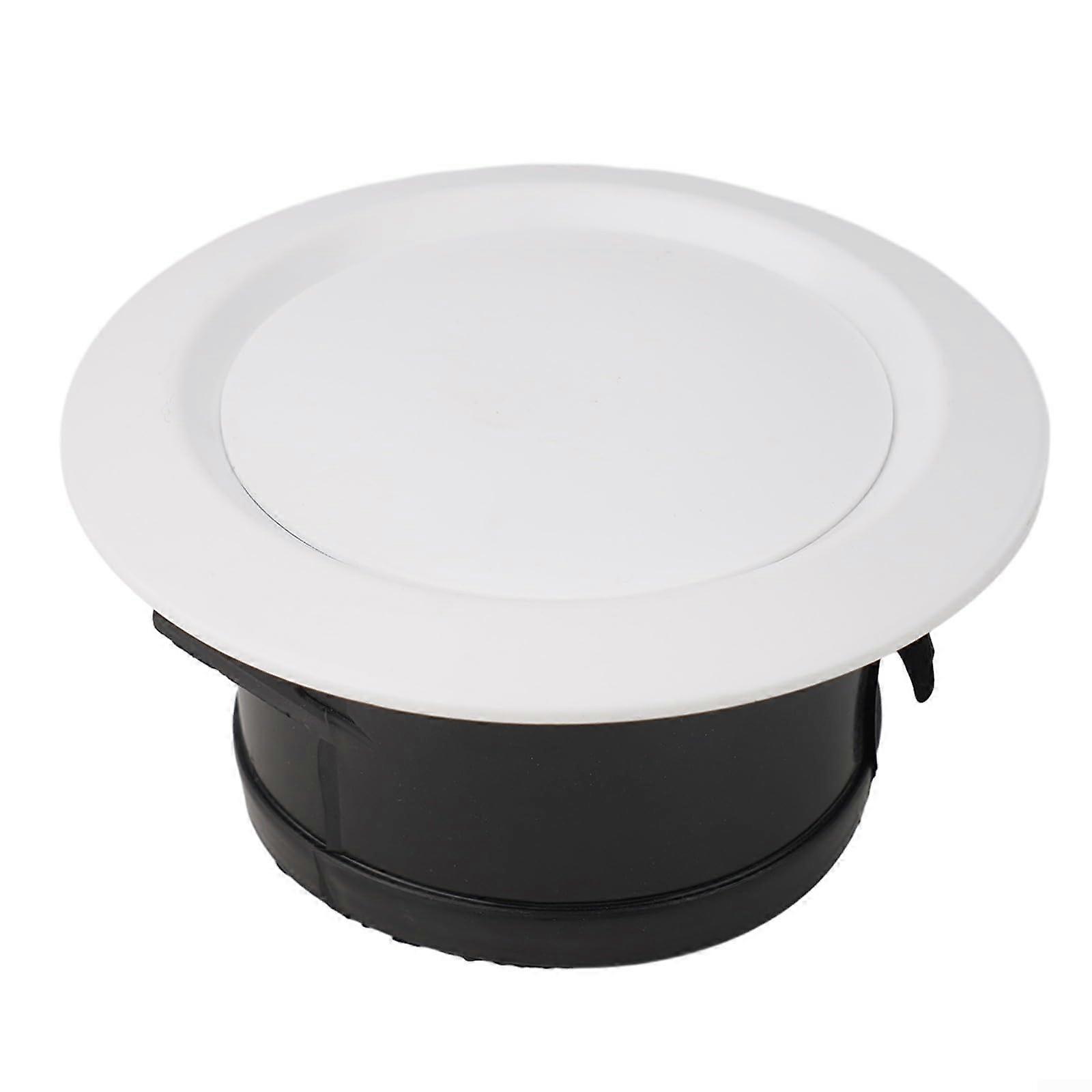 ABS Ceiling Ventilation Grille Cover Easy Diffuser 125mm, 125MM Size, Durable Plastic Material, Home Air Vent Accessory