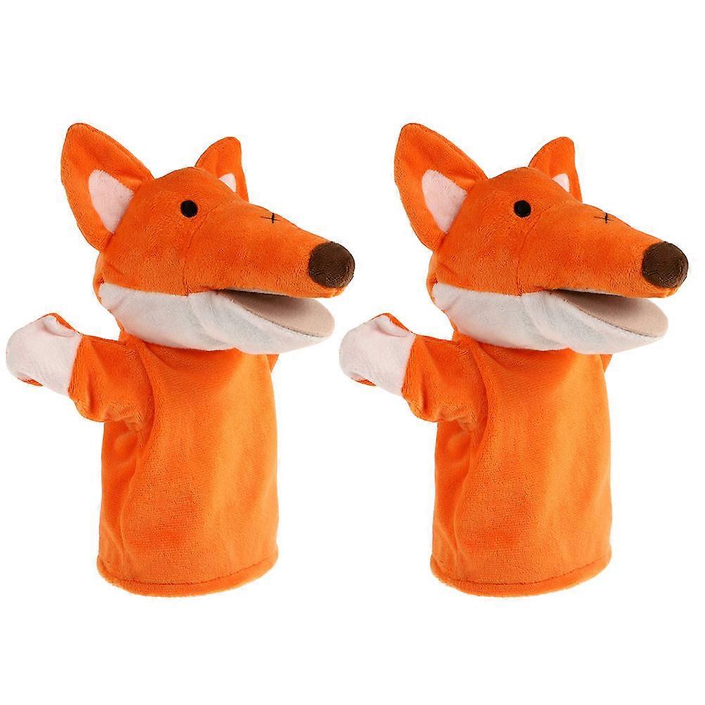 Animals Puppets Creativity Enhancement Fox Hand Puppets Children Classroom Activities 22X15X10CM