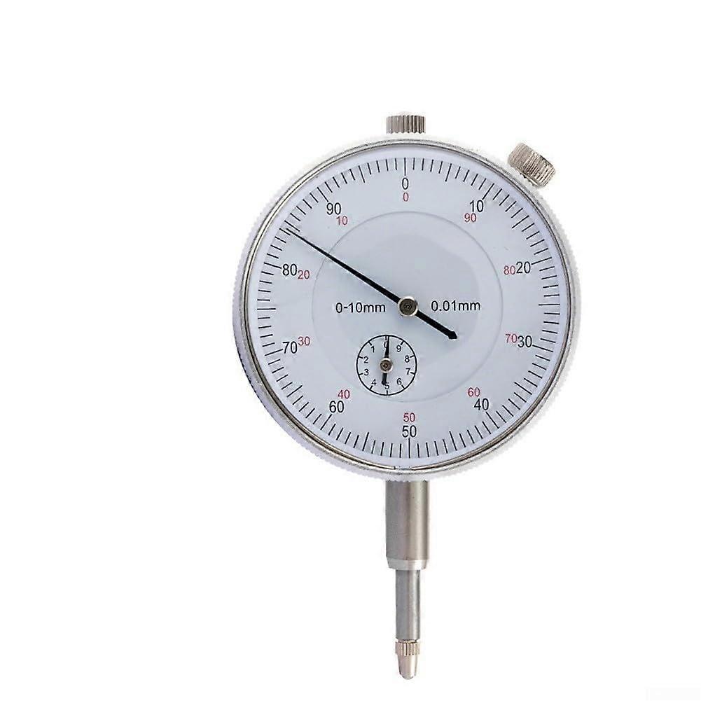 Dial test indicator, magnetic base, 010 mm, dial gauge with adjustment