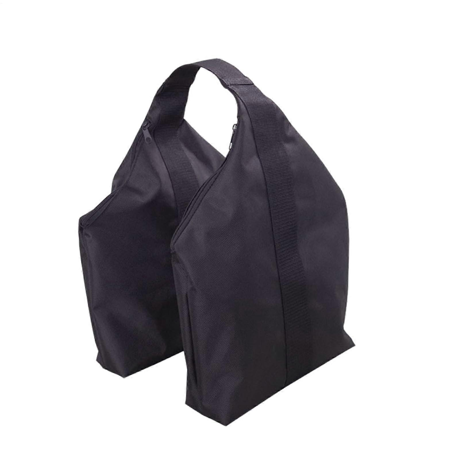 Weight Bags for Gazebo Triangular Fillable With Zip Opening Windproof Tent Weights Reusable Nylon Handles