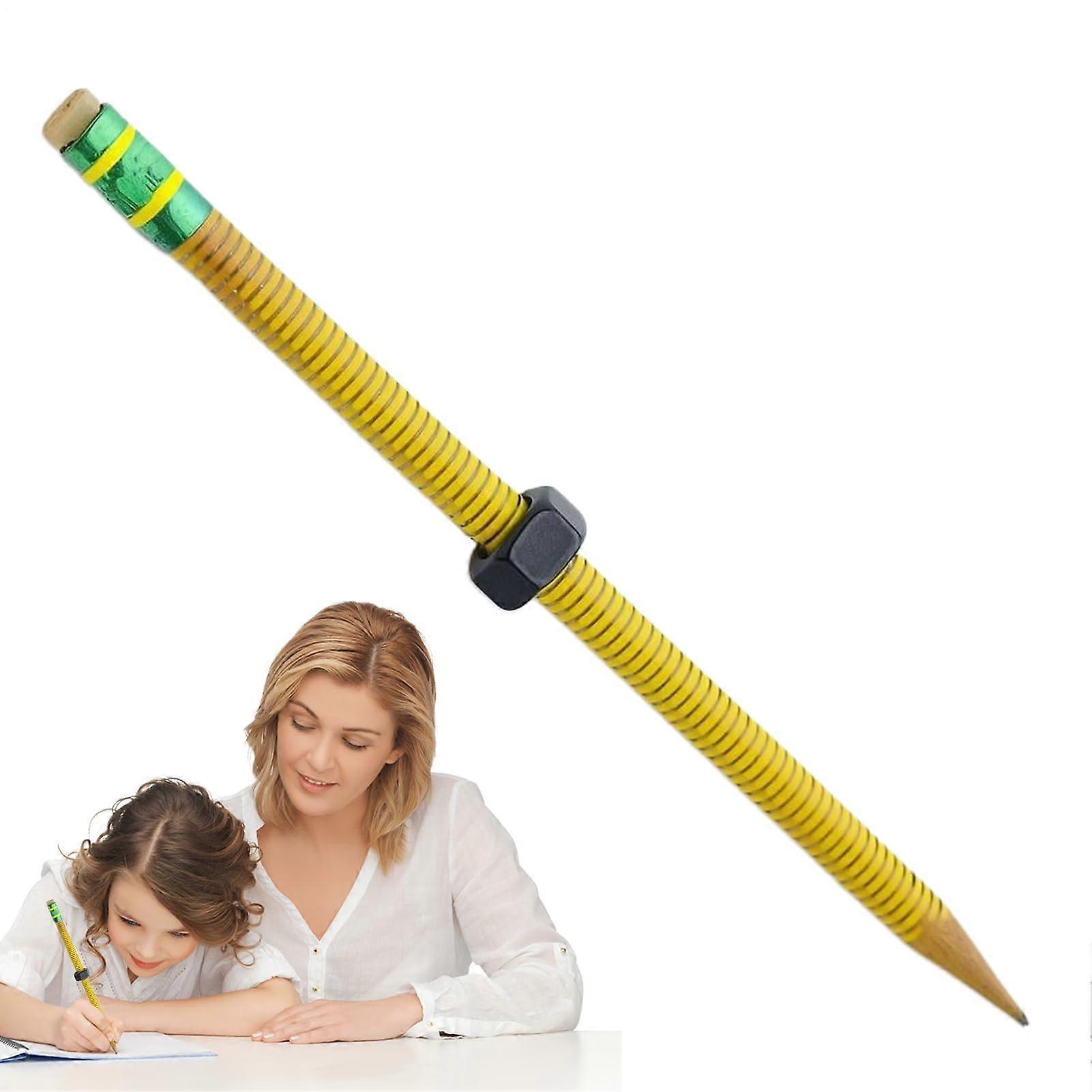 Gewindestift Zum Drehen – Holzgewinde-Bleistifte Mit Gleitender Mutter Für Büroschule, Praktischer Tragbarer Schreibstift