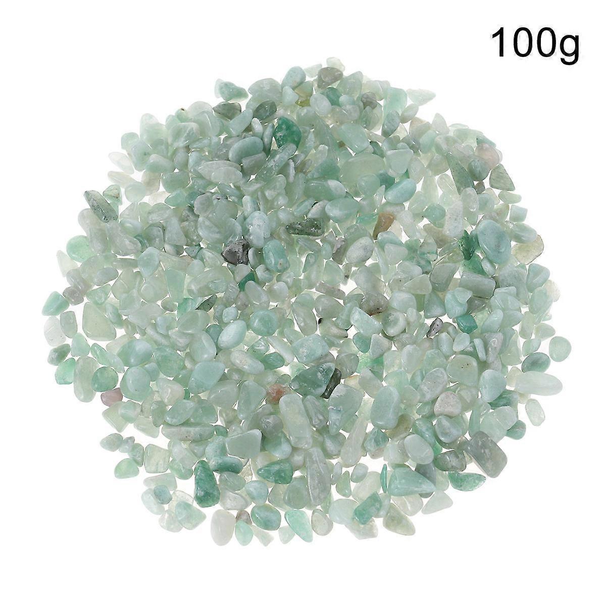 Light Green Decorative Gravel for Aquariums Natural Polished Stones Perfect for Decoration 100g
