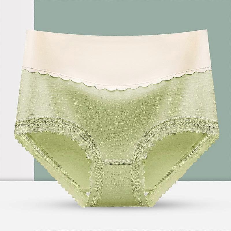 Traceless Women's Underwear Mulberry Silk Antibacterial Crotch High Waisted Tight Underwear Gentle and Elegant Triangular Pants