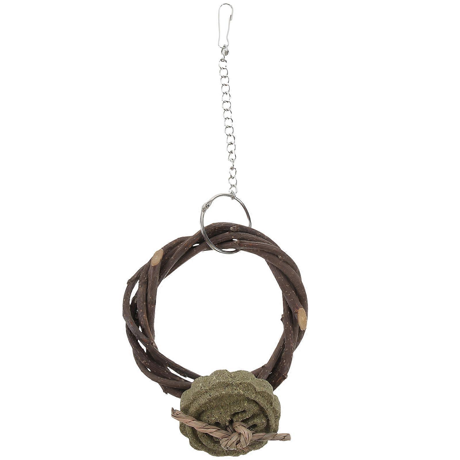 Jouet à mâcher en bois pour les dents parfait pour la décoration et jouer la couleur brune