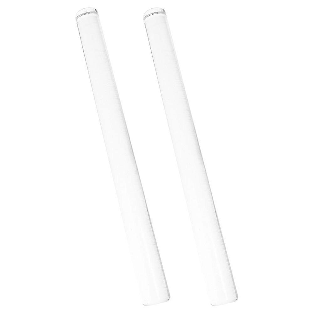Crystal Clear Nonstick Baking Roller For Dough And Fondant Use 2 Pcs