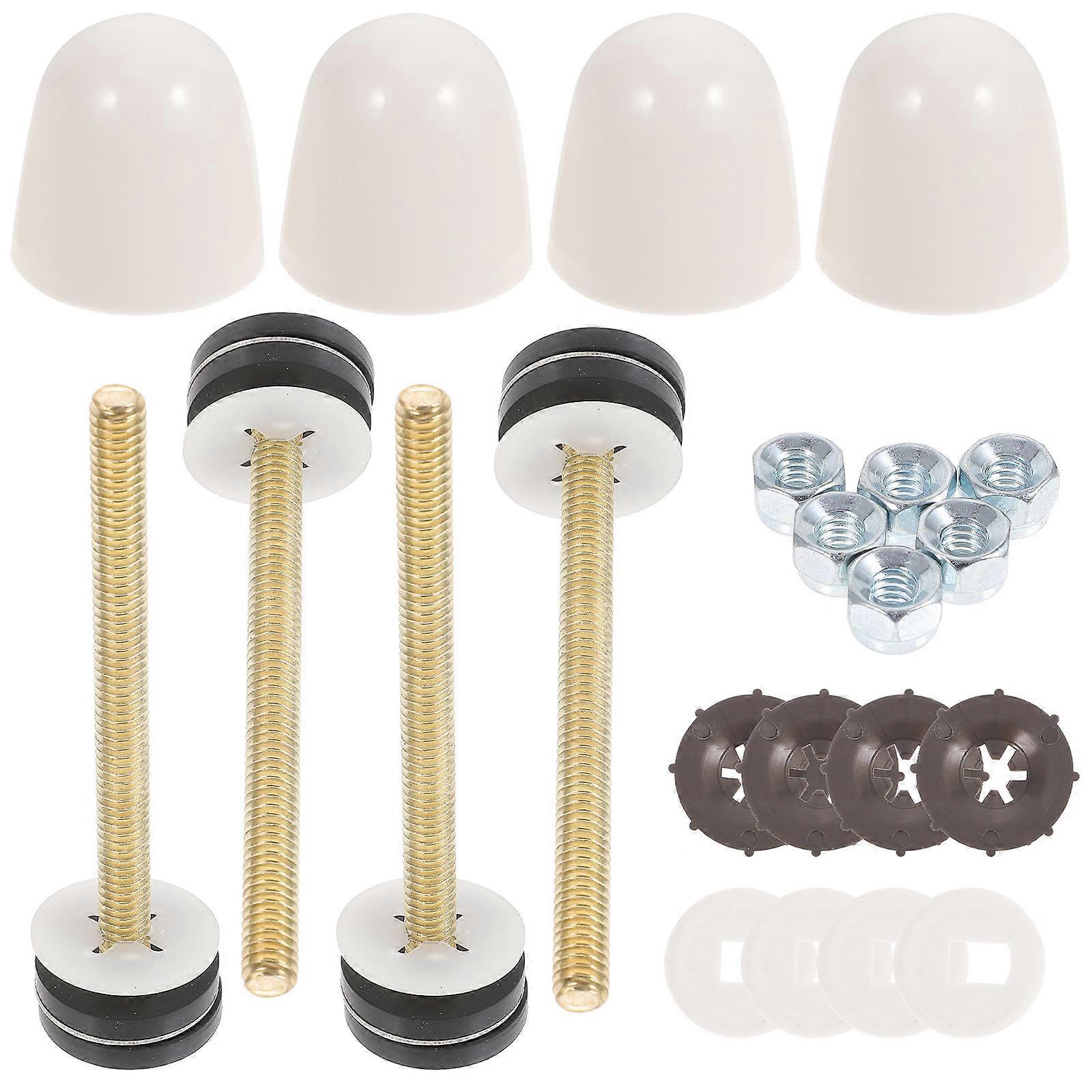 Toilet Floor Bolt Replacement Kit Durable, Aging Resistant Connector Set for Easy Installation