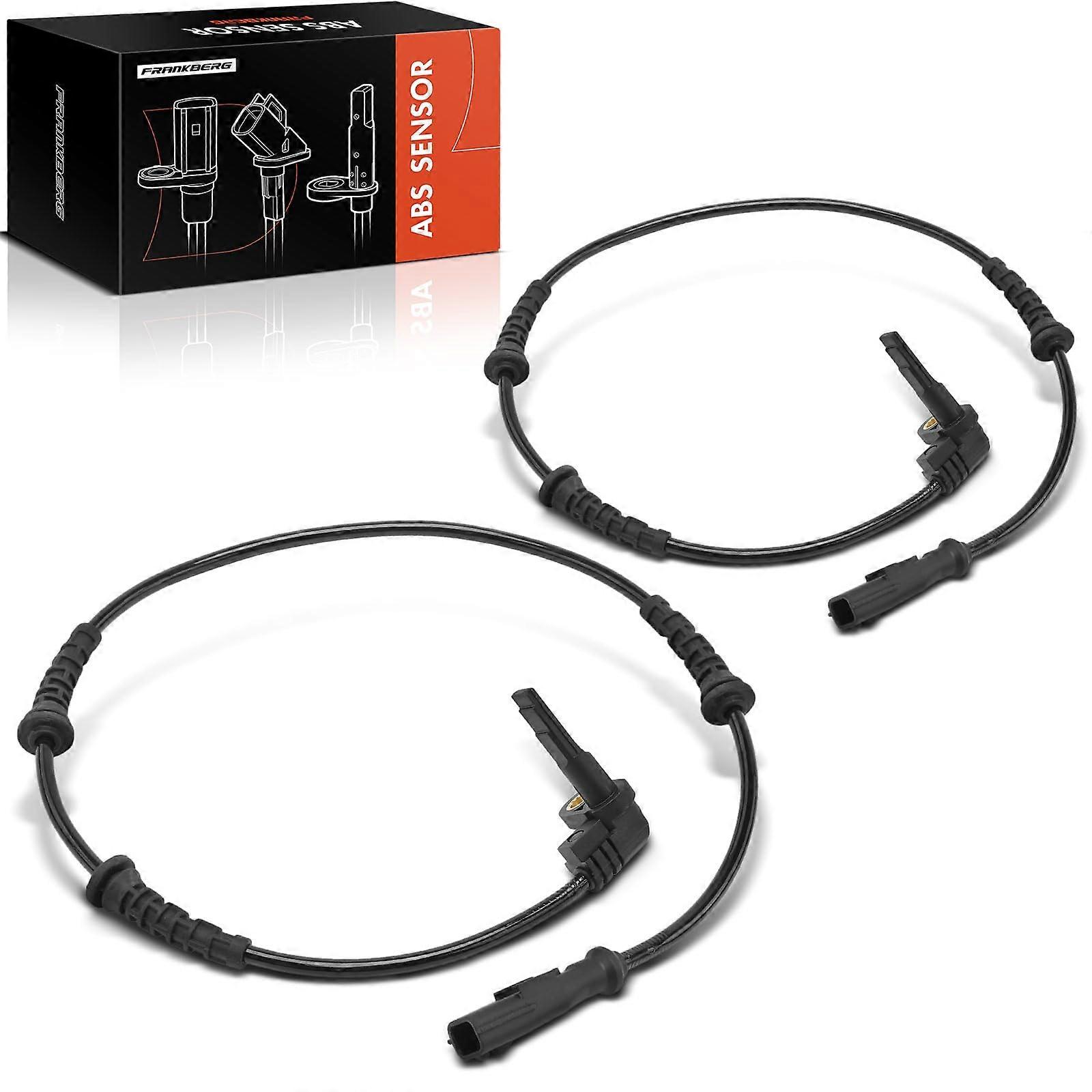 2 x ABS Sensor 2Pin Front Compatible with M.e.g.a.n.e III DZ0/1 BZ0/1 1.2L2.0L 2008