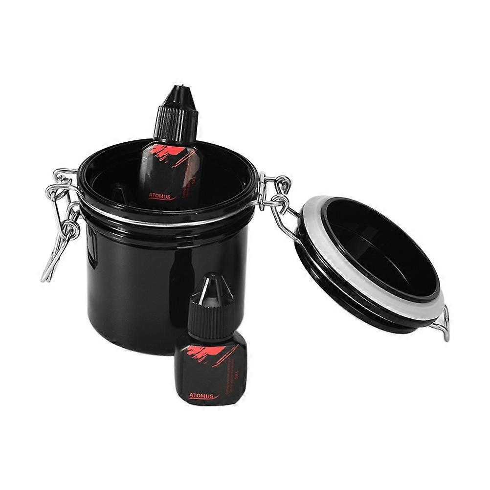 まつげ収納ケース 1パック 家庭用 旅行 除湿 まつげエクステツール ブラック 軽量 長方形