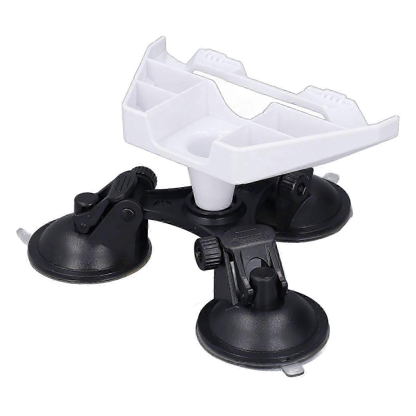 Rectangular Satellite Suction Mount & Tripod Kit for Car & RV Roof - Powerful Mounting Bracket with 1/4in Nut Adapter for Mini Devices