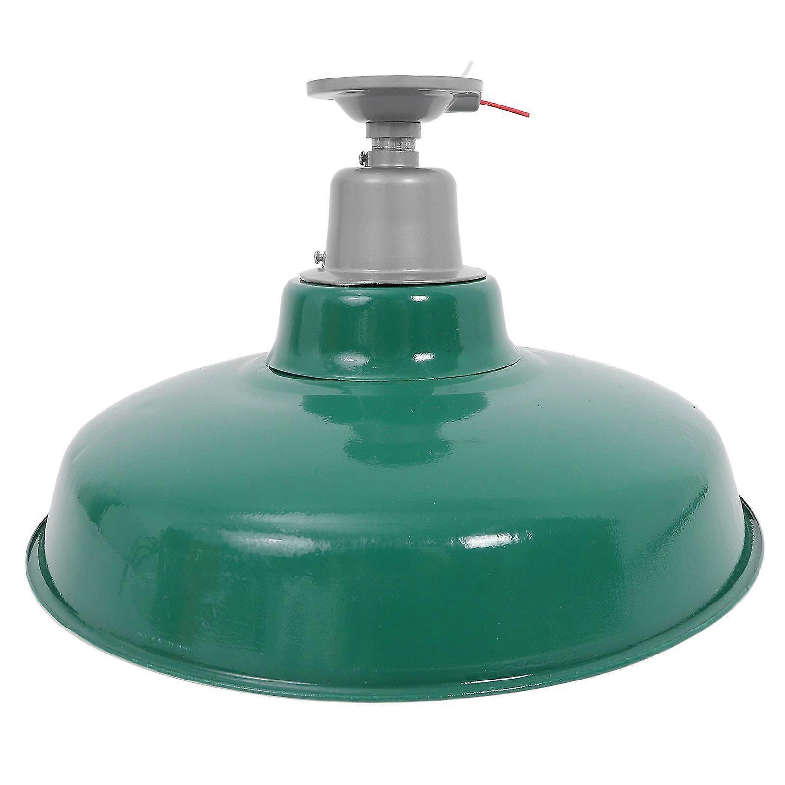 Enamel Metal Lamp Shade with Vintage Industrial Style for Home Use Multi Color 13.5 inch