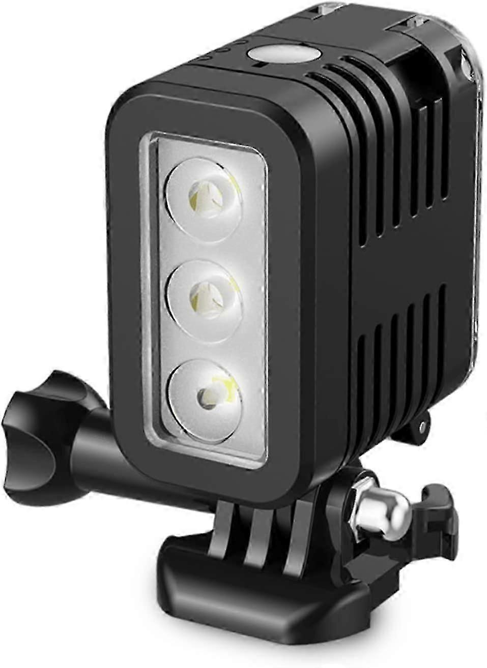 Diving Light for Gopro, Xiaomi Yi, Action Cameras, 147ft Waterproof Dimmable Underwater Light Fill Light, USB Rechargeable LED Video Light