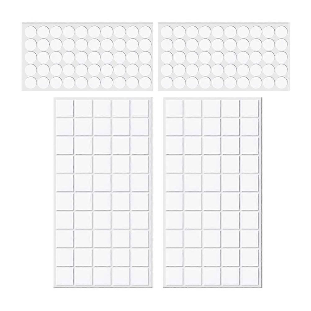 200pcs Dot Stickers Double Sided Adhesive Putty for DIY Transparent