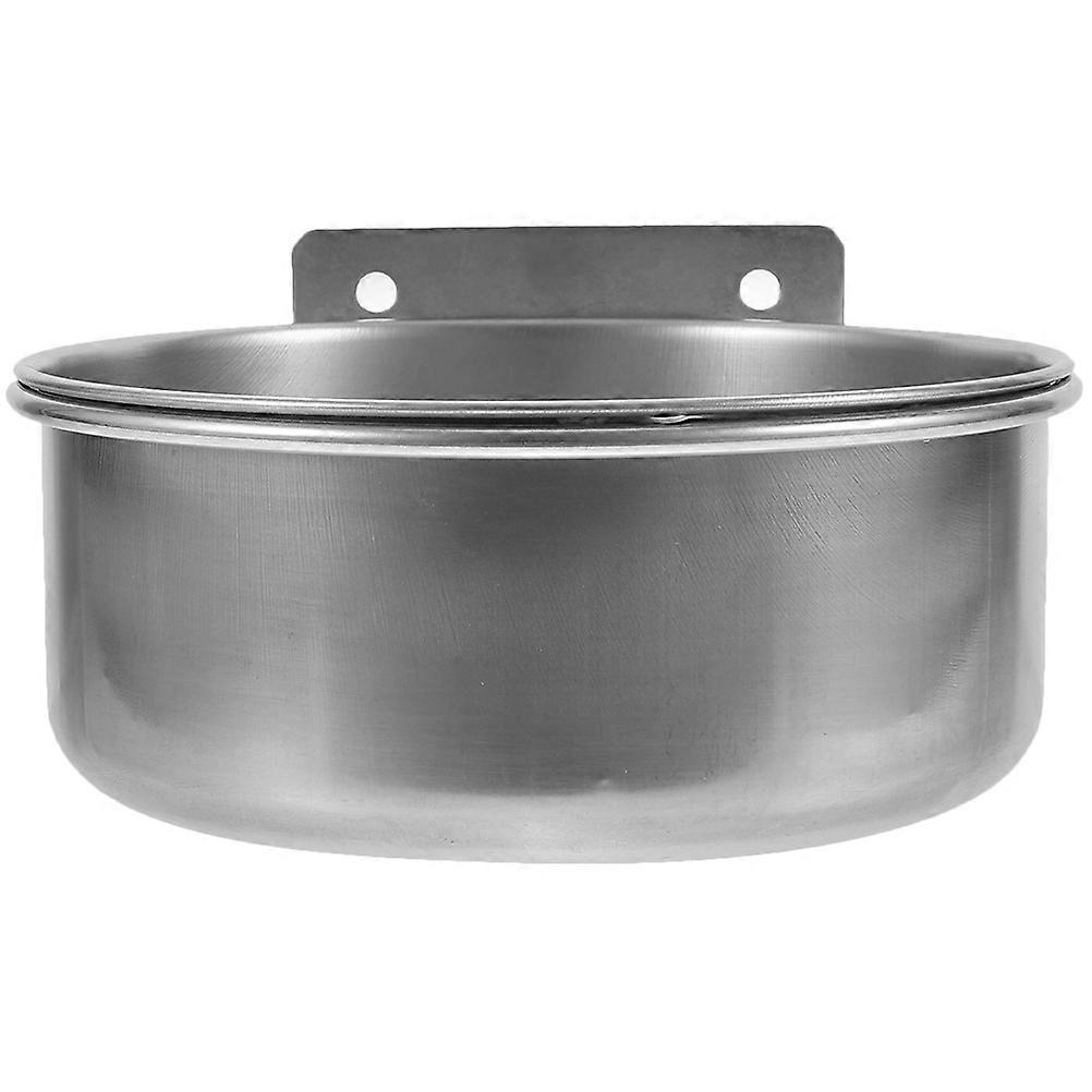 Puppy Bowl Hanging Design Stainless Steel Dog Water Bowl For Daily Use Easy To Clean 10X10X4.5CM 1Set