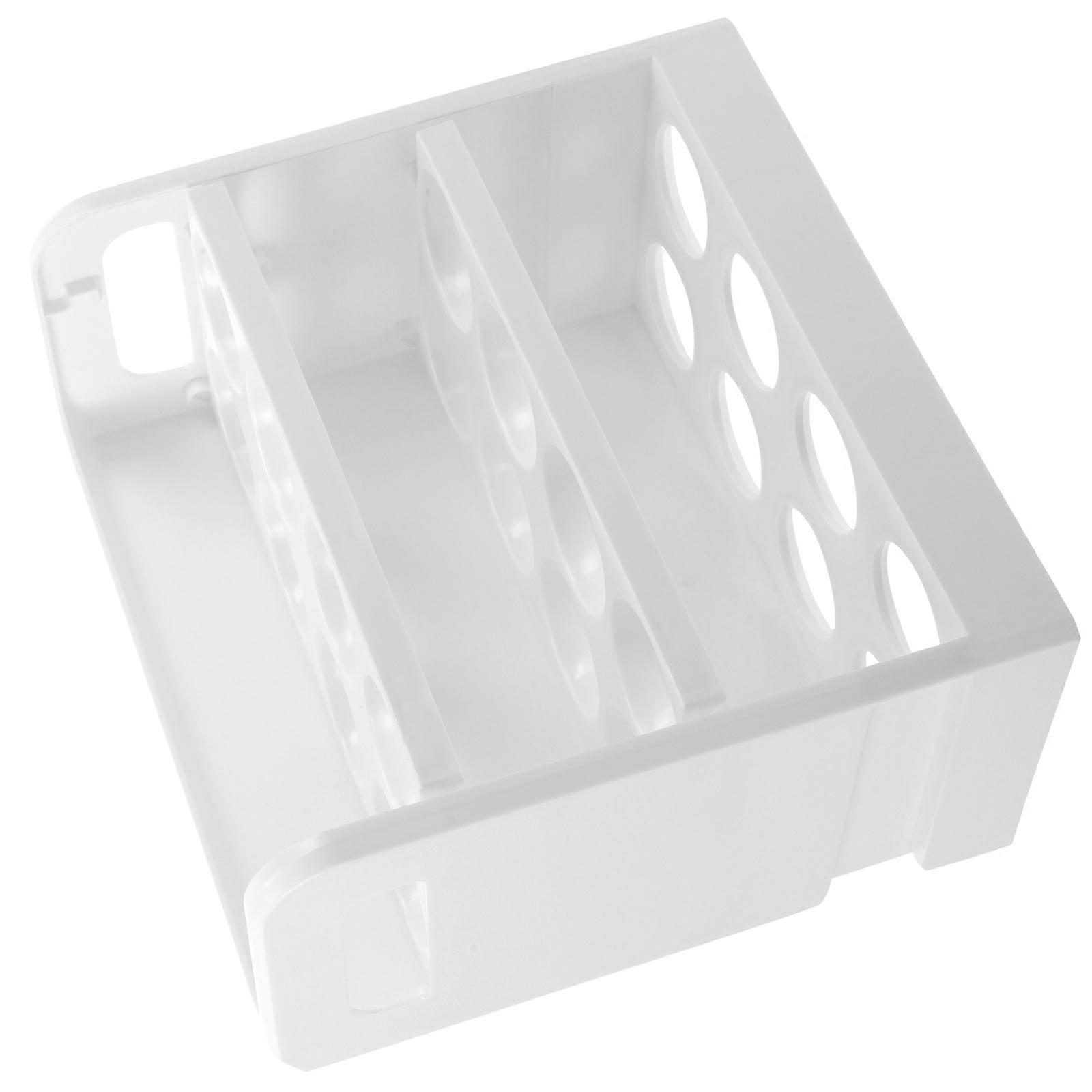 3 Layers Egg Rack White ABS Egg Storage Stand with Access for Refrigerator