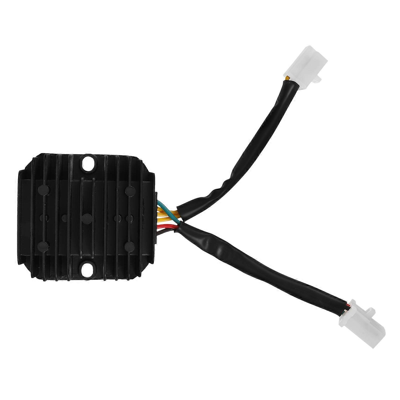 Motorcycle Voltage Regulator Rectifier Aluminum Shell Stabilizer for Motor Stability