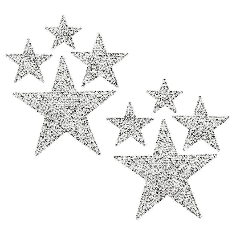 Crystal Car Decoration Stickers   2 Sets Rhinestone Decals for Vehicles, Durable Auto Decal with Strong Adhesion, Elegant Design to Cover Scratches