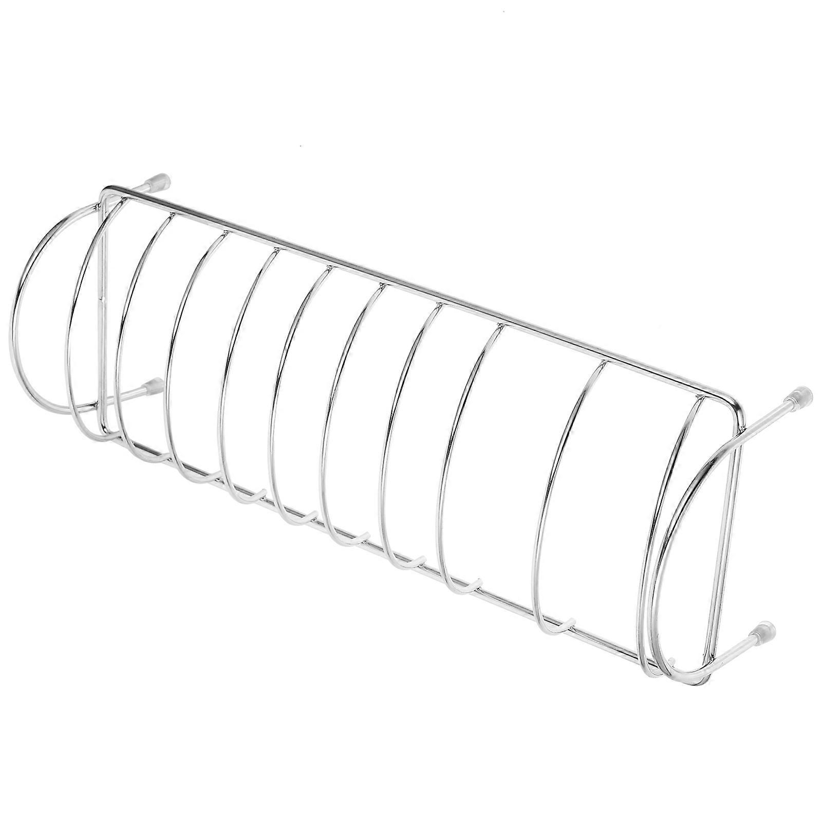Stainless Steel Dish Drying Rack for Kitchen with Compact Design Silver