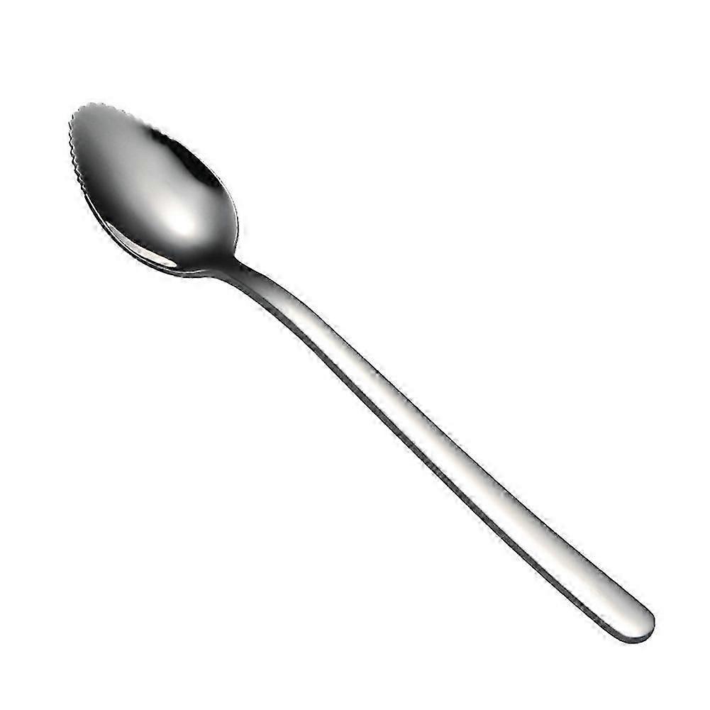 Rustfrit stål Grapefrugt skraber Spoon savtakket Savtakket Kanter Long Handle Køkken