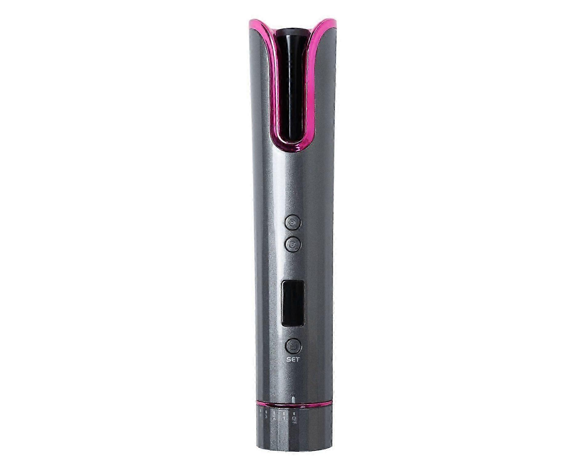 MDJ-808 Cordless Automatic Hair Curler - USB Rechargeable, 4 Temp Settings, 6