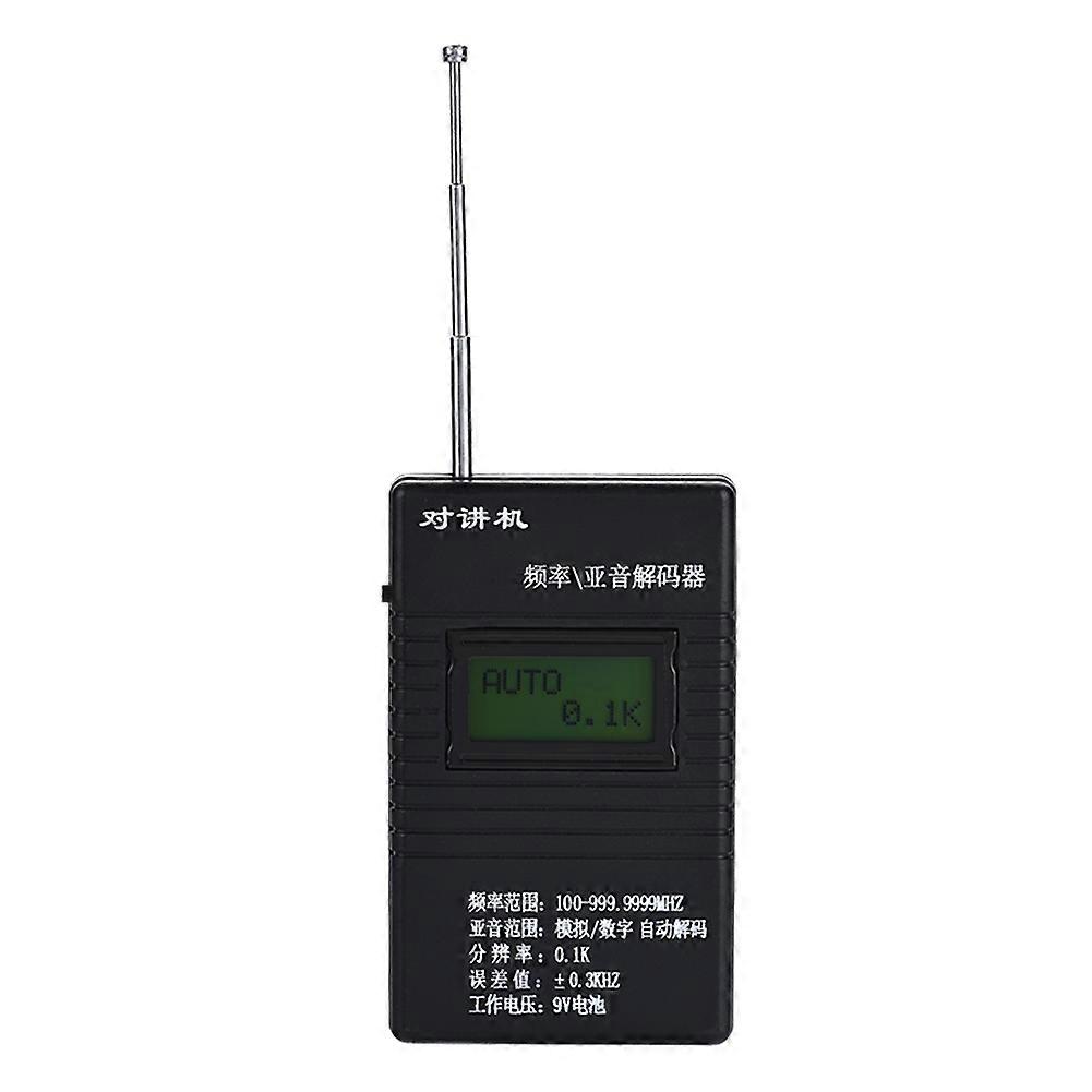 Portable Walkie Talkie Frequency/Subo Decoder Frequency Meter Counter