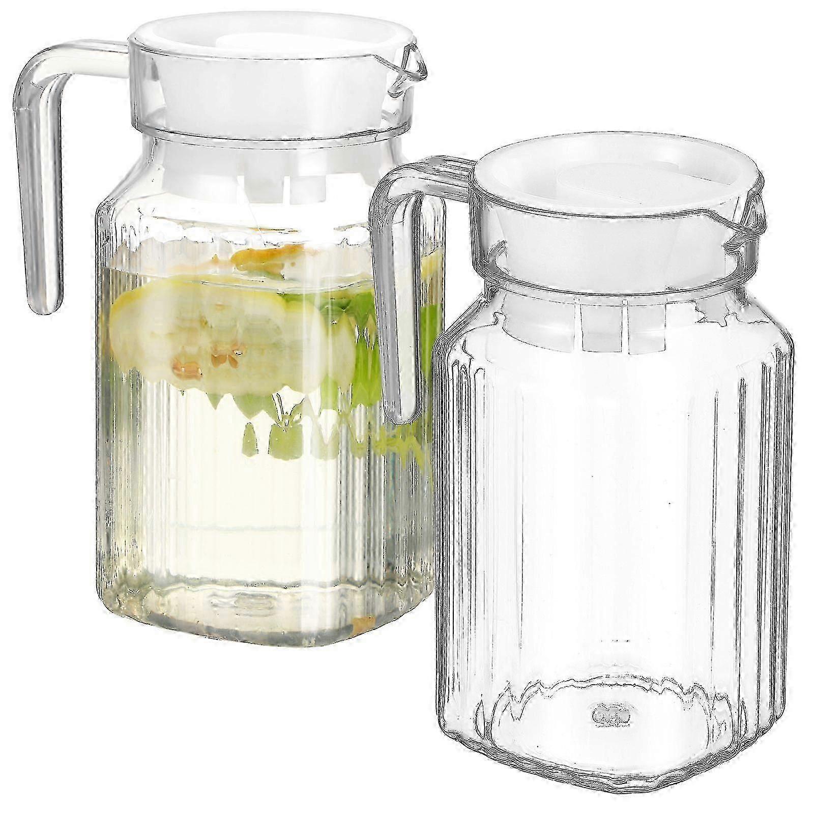 Pitchers with Lids Large Capacity for Beverages