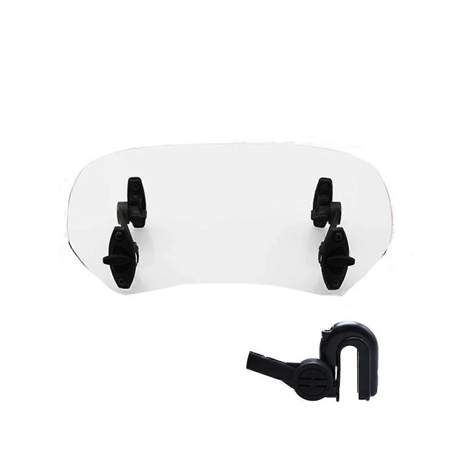 Motorcycle Windscreen Clamp and Adjustable Transparent Spoiler Extension for VOGE DS900X DS900 900DS DSX Models