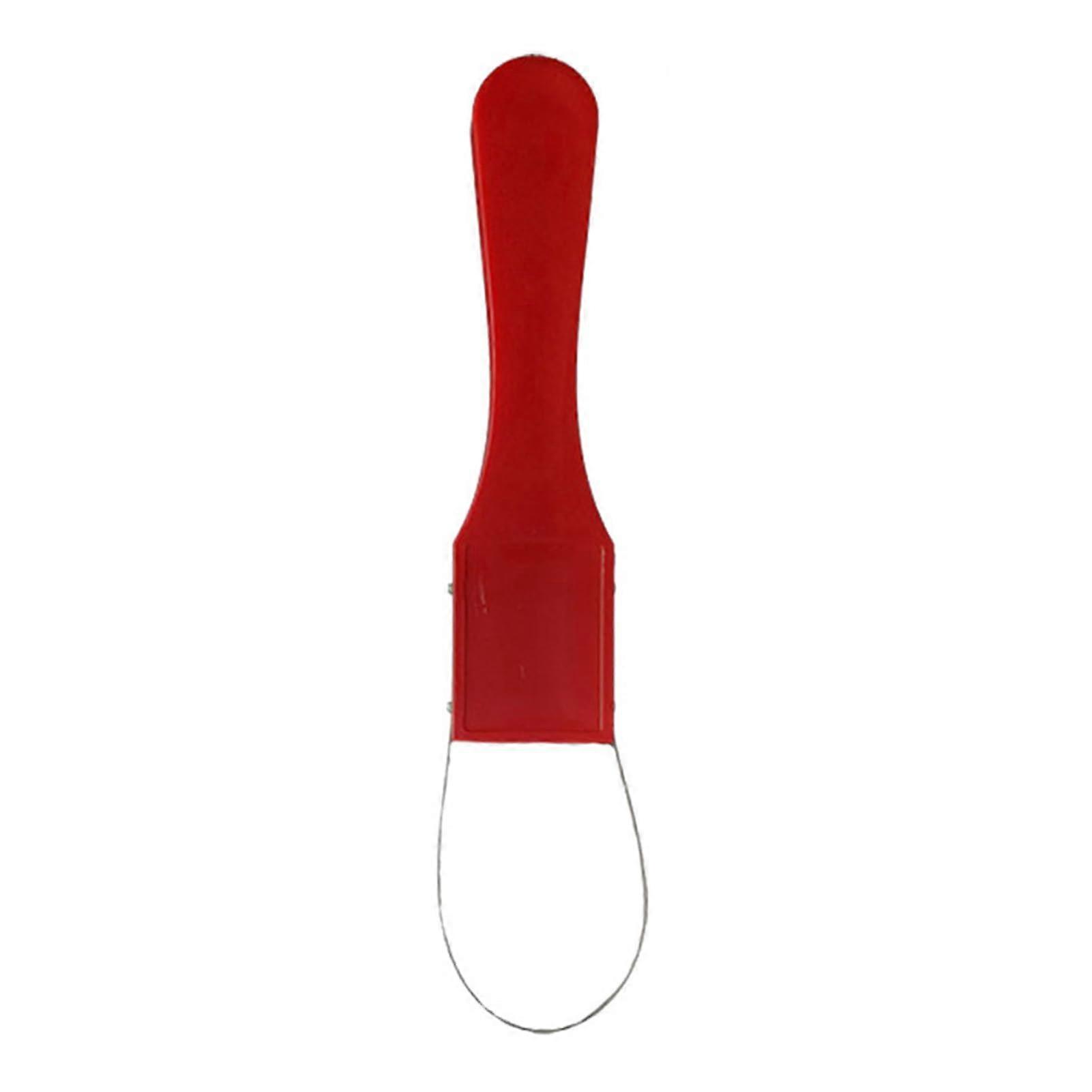 Hand Loop Weeder Tool Manual Iron Garden Weeding Loosening Tool For Home Gardens Lawns ABS Material 9.45 Inch Length Red