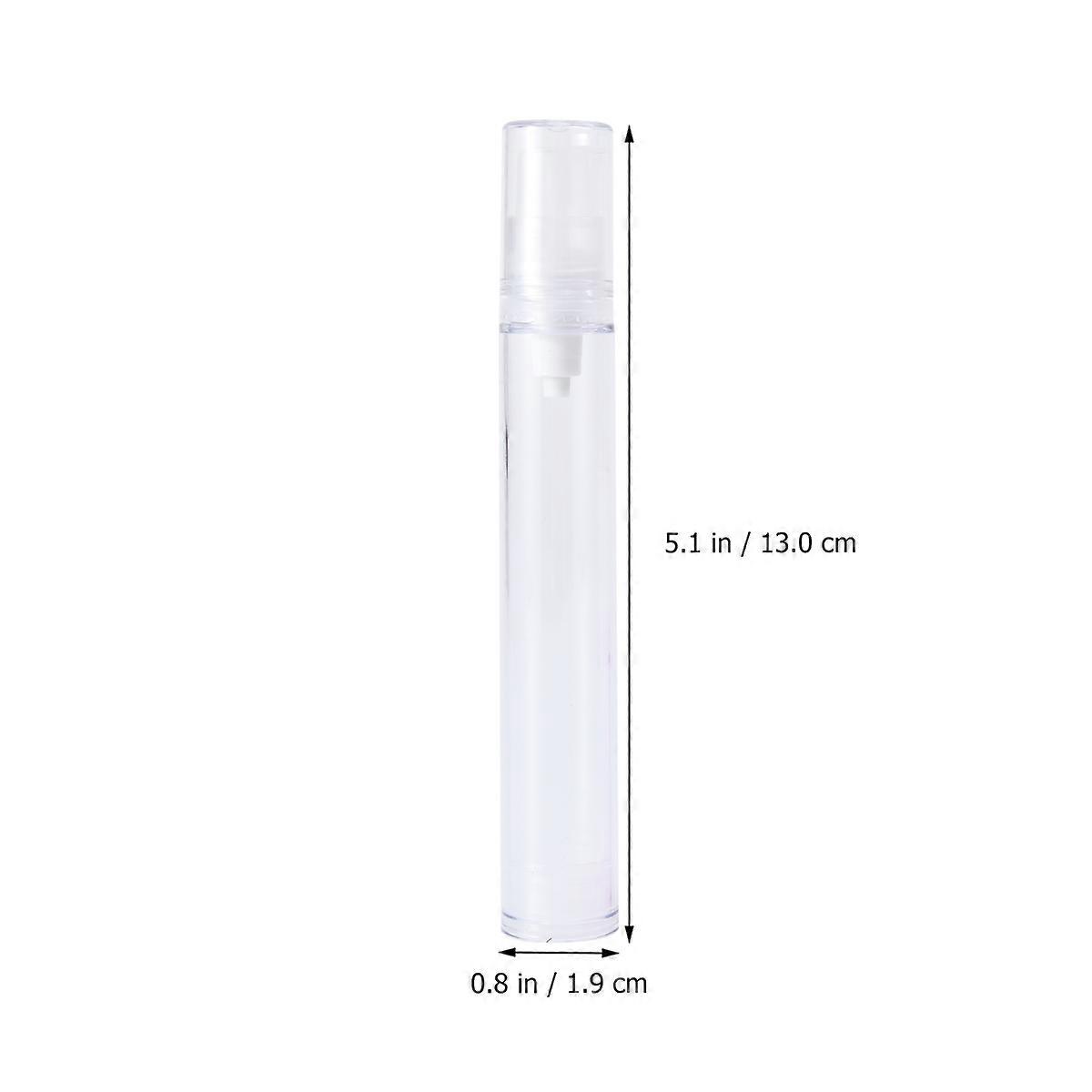 Portable Dispenser Bottle for Travel Made of Durable AS Material Ideal for Shampoos Lotions Creams 6pcs 5ml and 4pcs 15ml