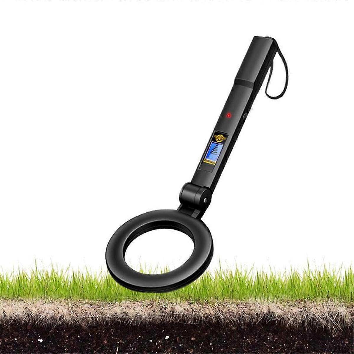 Small Metal Detector 360 Scan Portable Handheld Metal Detector Sound and Body Feedback Detection Eq