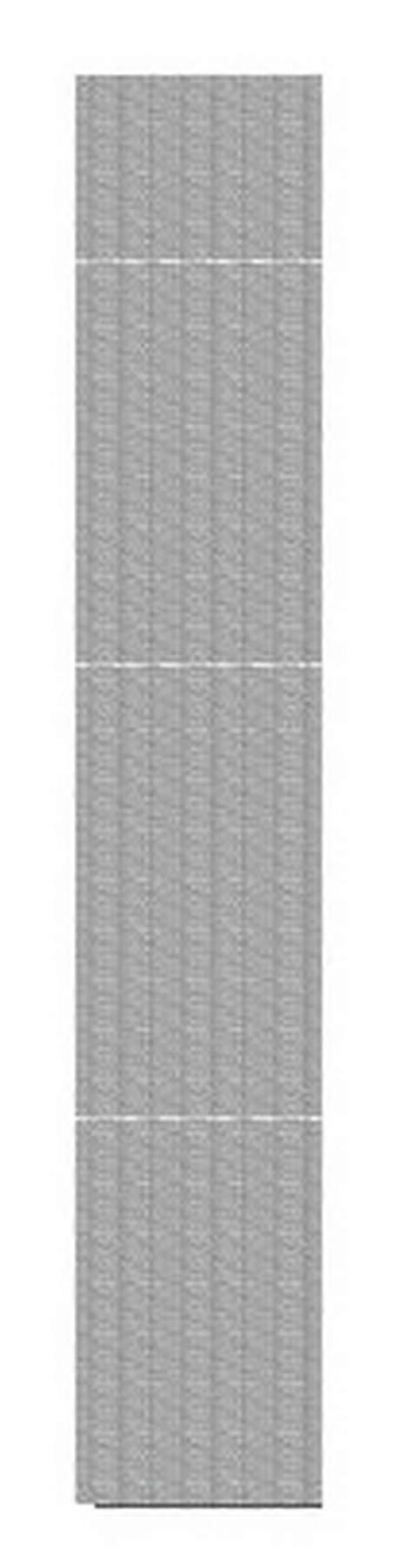 Falke Pure Cashmere Ribbed Scarf - Heather Grey