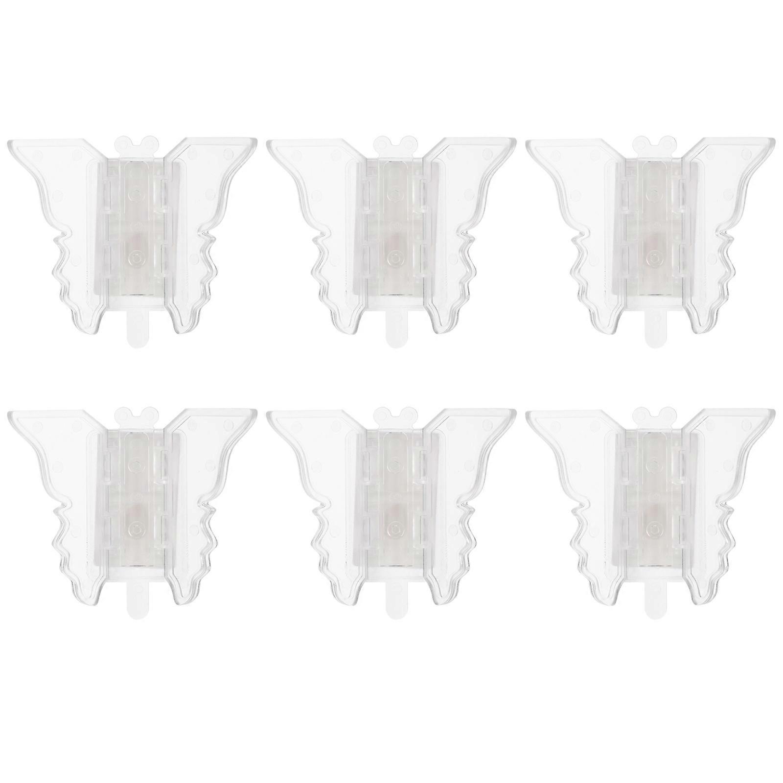 Sliding Door Lock Window Security Lock for Windows Transparent Plastic with Security Function 6Pcs