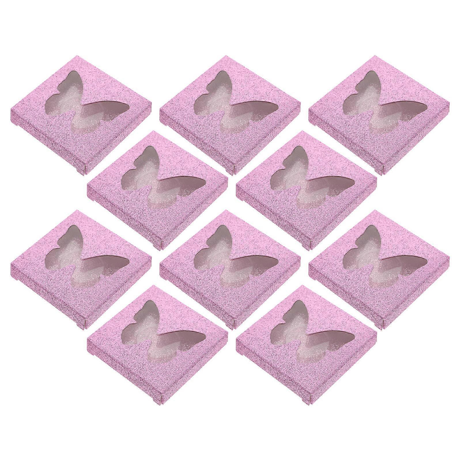30pcs Creative False Eyelash Storage Box, Durable Square Container with Window for Easy Access and Protection for Personal and Professional Use
